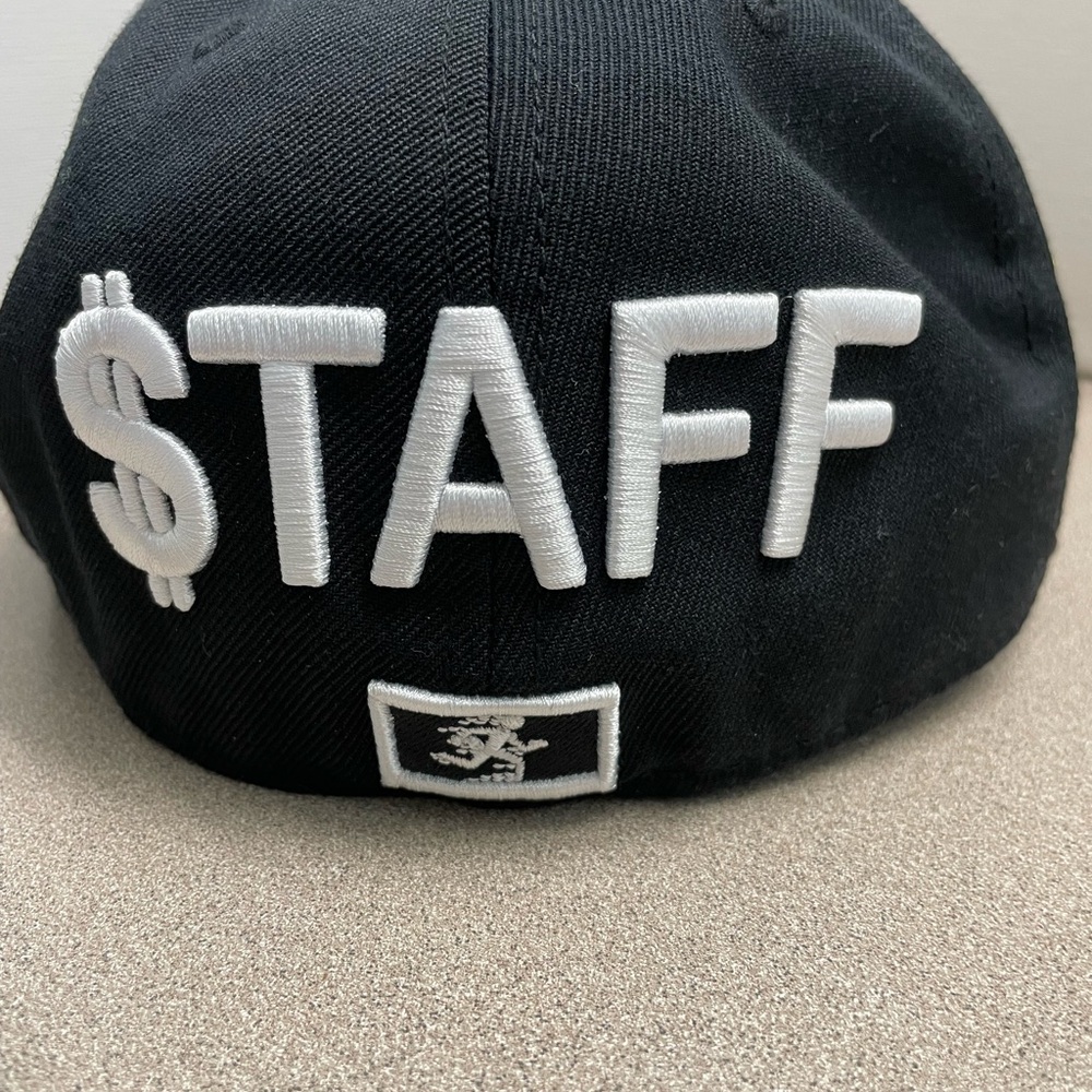 The Fundraisers Kool John Shmoplife California Staff Black Fitted 7 5/8 Hat Cap - Picture 4 of 8